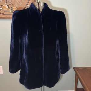 Vintage Sasson Borgazia Faux Fur Coat